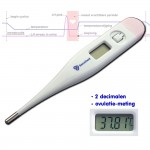 Sensitest Eisprong Ovulatie Thermometer - 2 decimalen nauwkeurig