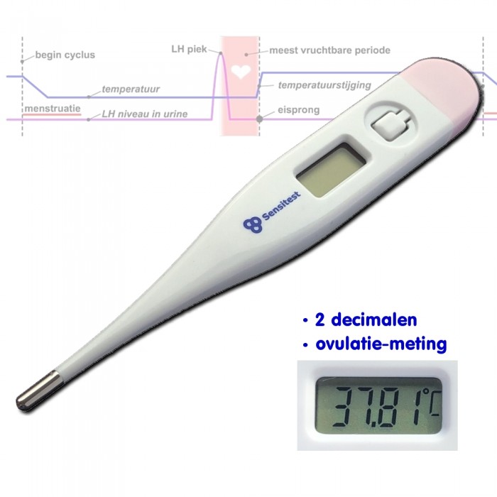 rust band mesh Digitale ovulatie thermometer € 5,99 | Sensitest