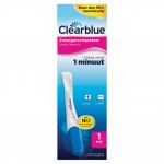 Clearblue snelle detectie zwangerschapstest met extra brede opvangstrip.