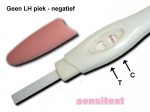Testuitslag met 1 streepje is negatief: kleine kans op zwangerschap