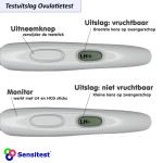 Testuitslag van de digitale ovulatietest