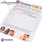 Met gratis zwangerschapstest kalender meegeleverd