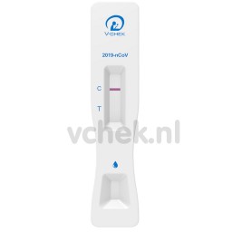 V-Chek Corona Covid19 uitslag negatief